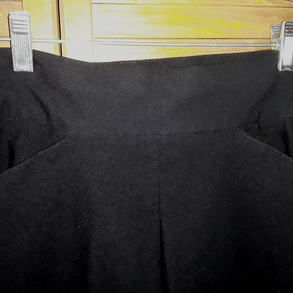 Jones Studio SZ 4 Black Stretch Pull On Trouser Pant - Picture 2 of 6